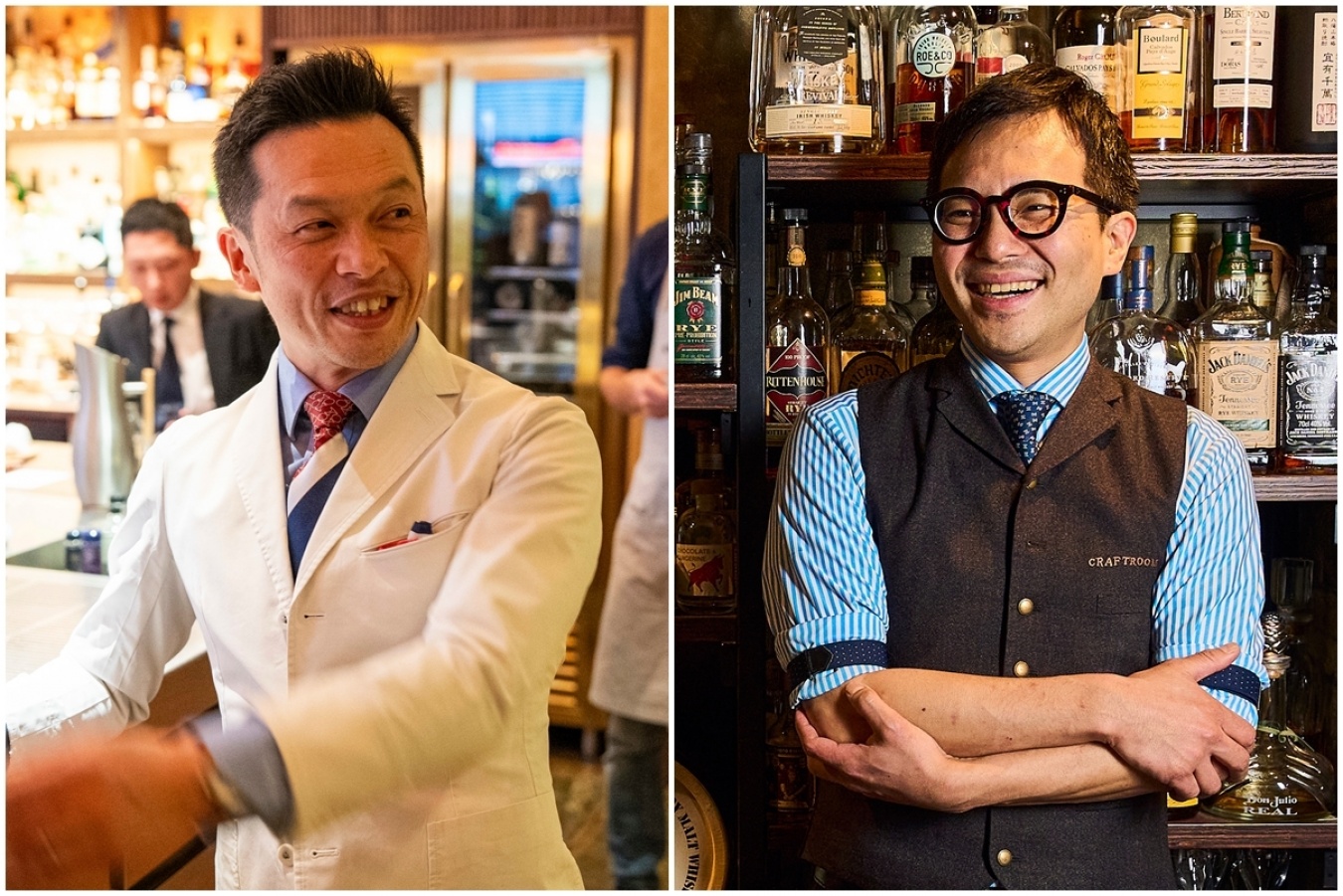 オンライン説明会に登壇予定の森崎和哉さん（左）と藤井隆さん（右）。