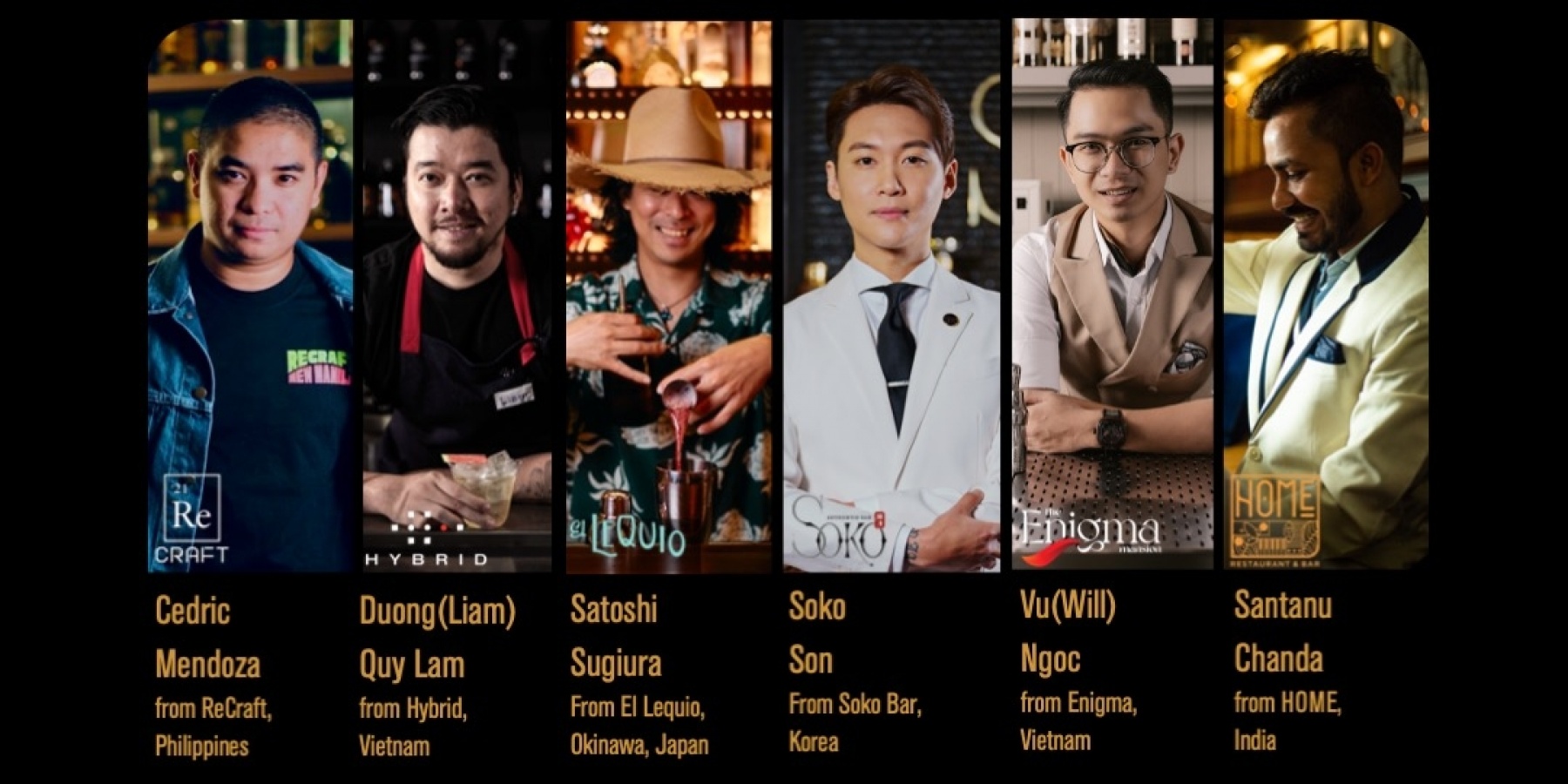 3月3日 (日) アジアの豪華ゲストが集結!
「GOLD BAR COCKTAIL FESTIVAL」